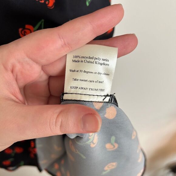 Monika the Label Alana Mini Slip Dress – Black Cherry - Picture 12 of 12